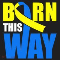Down Syndrome Born This Way Ribbon Beanie thumb 2