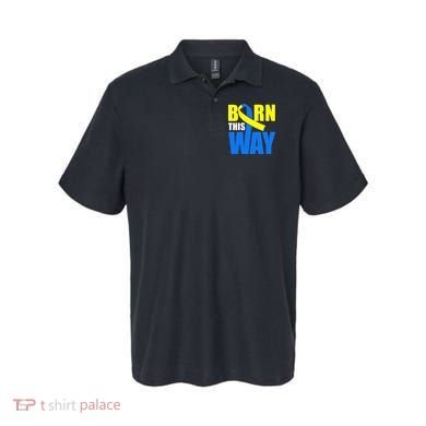 Down Syndrome Born This Way Ribbon Polo
