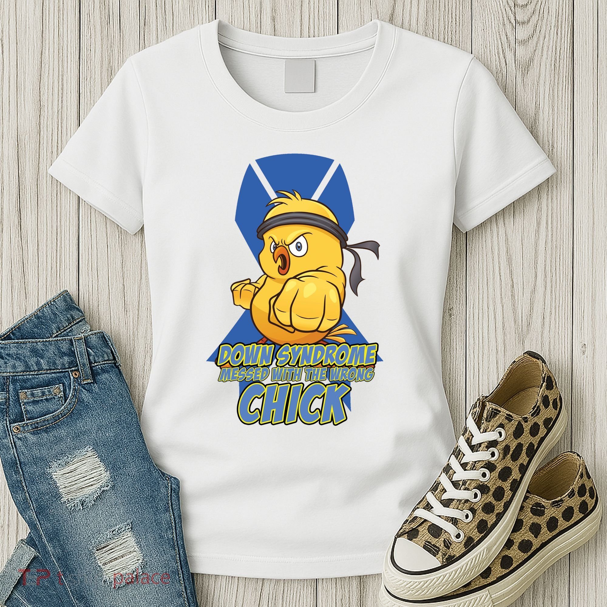 Down Syndrome Chick Women's T-Shirt