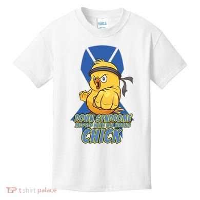 Down Syndrome Chick Kids T-Shirt