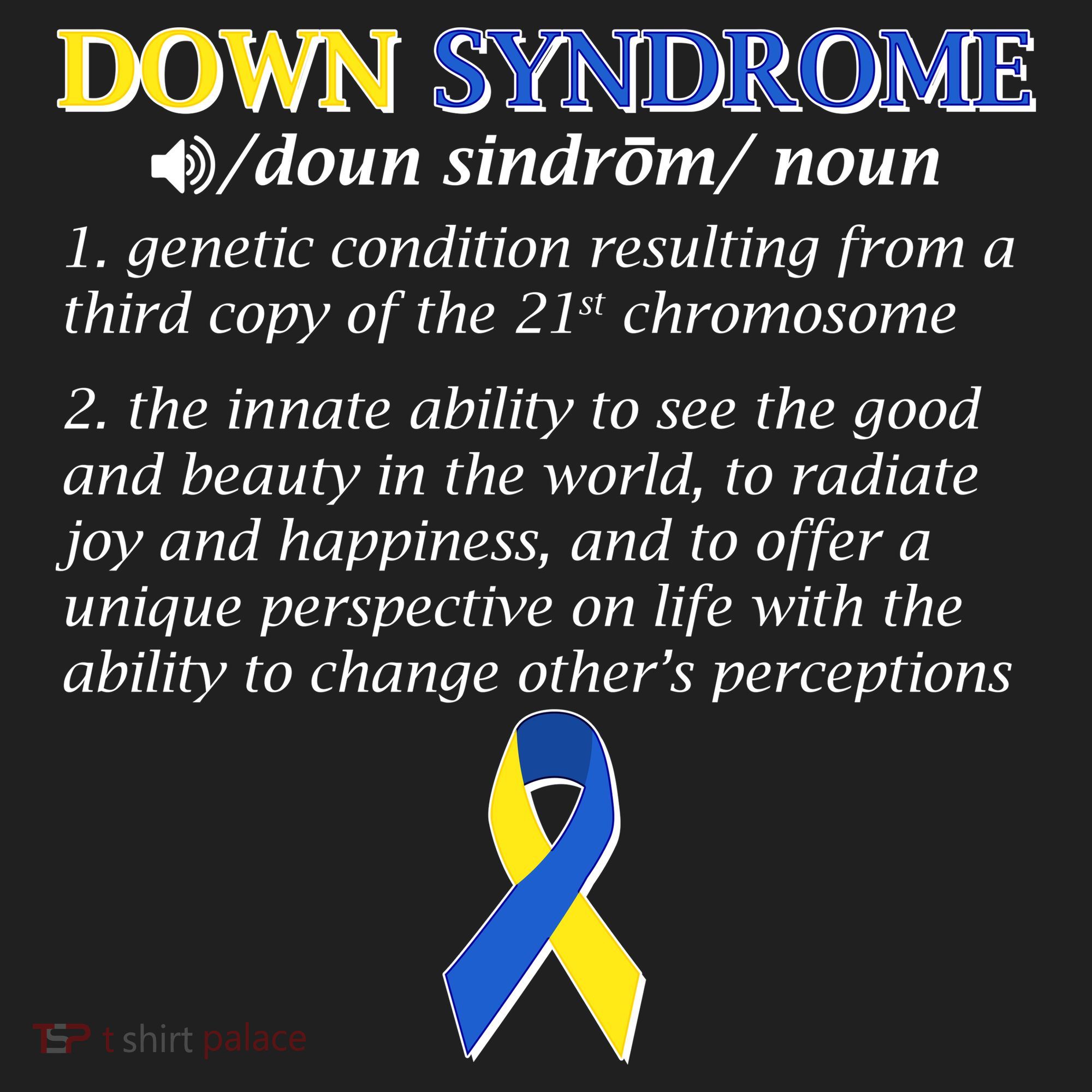 Down Syndrome Definition Women's Sweatshirt