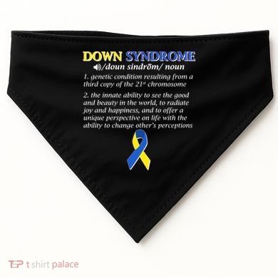 Down Syndrome Definition USA-Made Doggie Bandana