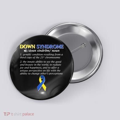 Down Syndrome Definition Button