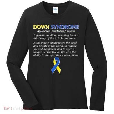 Down Syndrome Definition Women's Long Sleeve Shirt