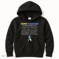 Down Syndrome Definition Kids Hoodie thumb 0