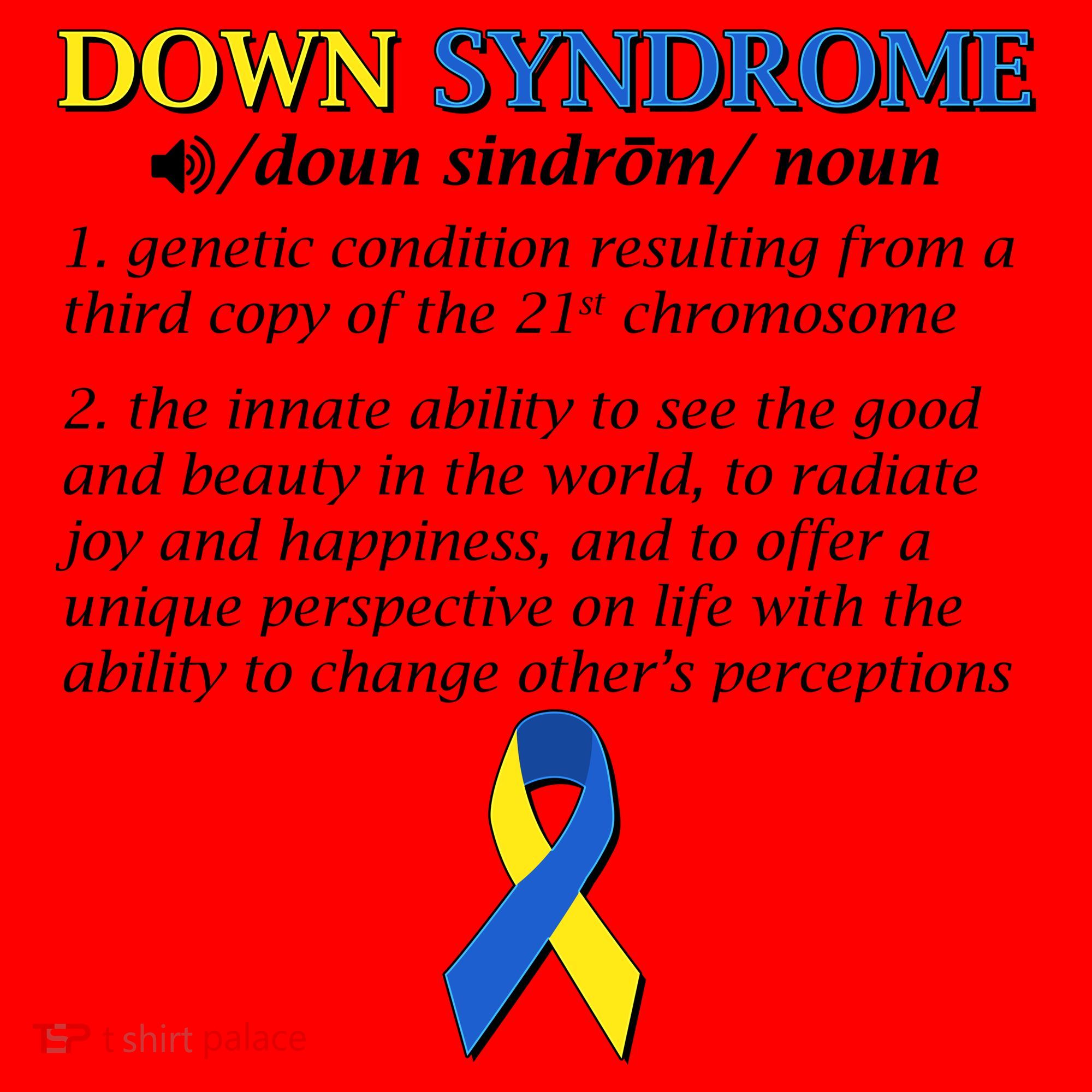 Down Syndrome Definition Santa Hat