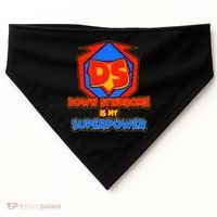 Down Syndrome Is My Superpower Awareness USA-Made Doggie Bandana thumb 0