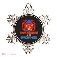 Down Syndrome Is My Superpower Awareness Ornament thumb 0