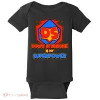 Down Syndrome Is My Superpower Awareness Baby Bodysuit thumb 0