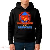 Down Syndrome Is My Superpower Awareness Kids Hoodie thumb 4