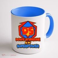 Down Syndrome Is My Superpower Awareness Coffee Mug thumb 1