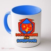Down Syndrome Is My Superpower Awareness Coffee Mug thumb 0