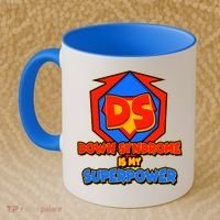 Down Syndrome Is My Superpower Awareness Coffee Mug thumb 2
