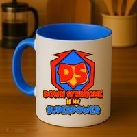 Down Syndrome Is My Superpower Awareness Coffee Mug thumb 4