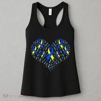 Down Syndrome Ribbon Of Hearts Women's Tank Top thumb 3