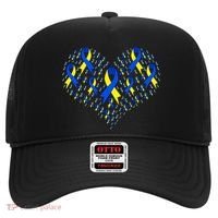 Down Syndrome Ribbon Of Hearts Hat thumb 0