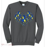 Down Syndrome Ribbon Of Hearts Sweatshirt thumb 0