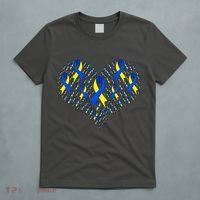 Down Syndrome Ribbon Of Hearts T-Shirt thumb 5