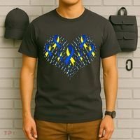 Down Syndrome Ribbon Of Hearts T-Shirt thumb 6