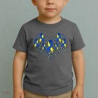 Down Syndrome Ribbon Of Hearts Toddler T-Shirt thumb 2