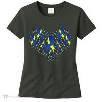 Down Syndrome Ribbon Of Hearts Women's T-Shirt thumb 0