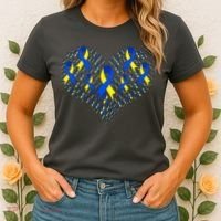 Down Syndrome Ribbon Of Hearts Women's T-Shirt thumb 2