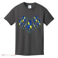 Down Syndrome Ribbon Of Hearts Kids T-Shirt thumb 0