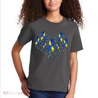 Down Syndrome Ribbon Of Hearts Kids T-Shirt thumb 2