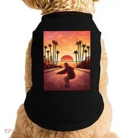 Downhill Sunset Skate Doggie Tank thumb 0