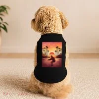 Downhill Sunset Skate Doggie Tank thumb 2