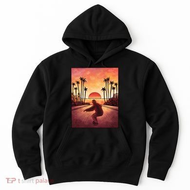 Downhill Sunset Skate Hoodie