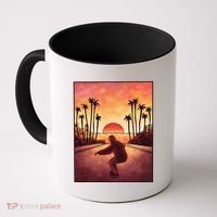 Downhill Sunset Skate Coffee Mug thumb 0
