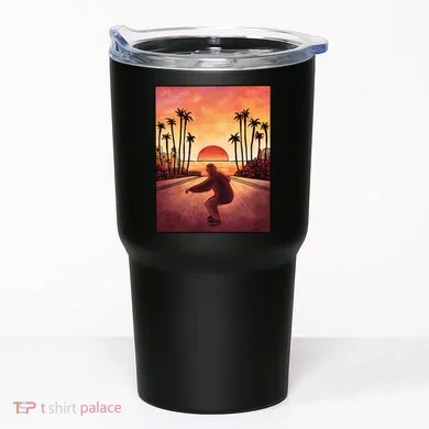 Downhill Sunset Skate Tumbler