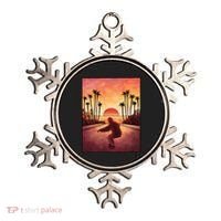 Downhill Sunset Skate Ornament thumb 0