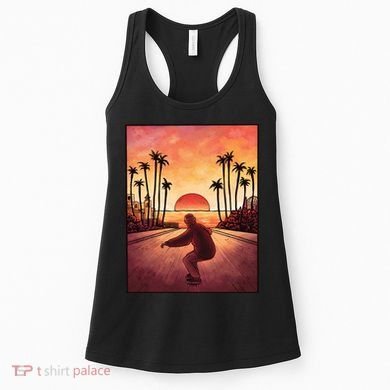 Downhill Sunset Skate Women's Tank Top