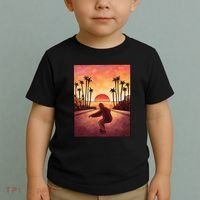 Downhill Sunset Skate Toddler T-Shirt thumb 2