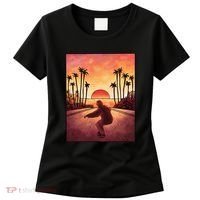 Downhill Sunset Skate Women's T-Shirt thumb 0