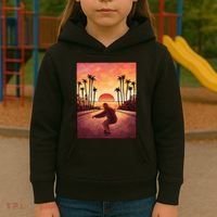 Downhill Sunset Skate Kids Hoodie thumb 3