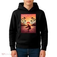 Downhill Sunset Skate Kids Hoodie thumb 4