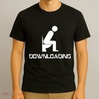 Downloading Poop Toilet T-Shirt thumb 3