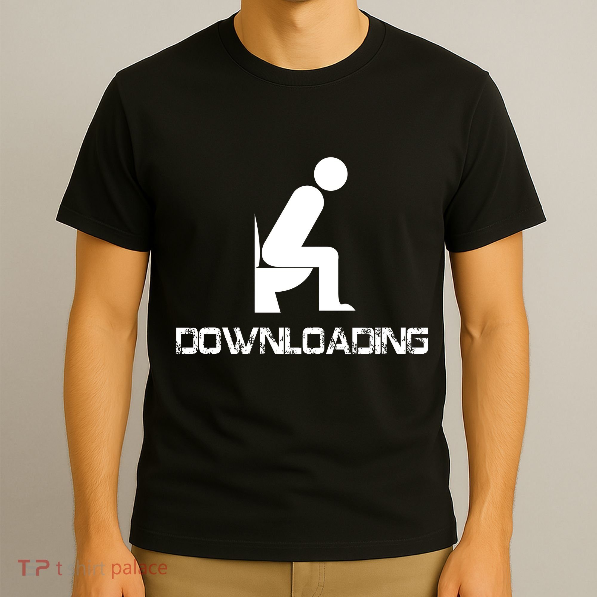 Downloading Poop Toilet T-Shirt
