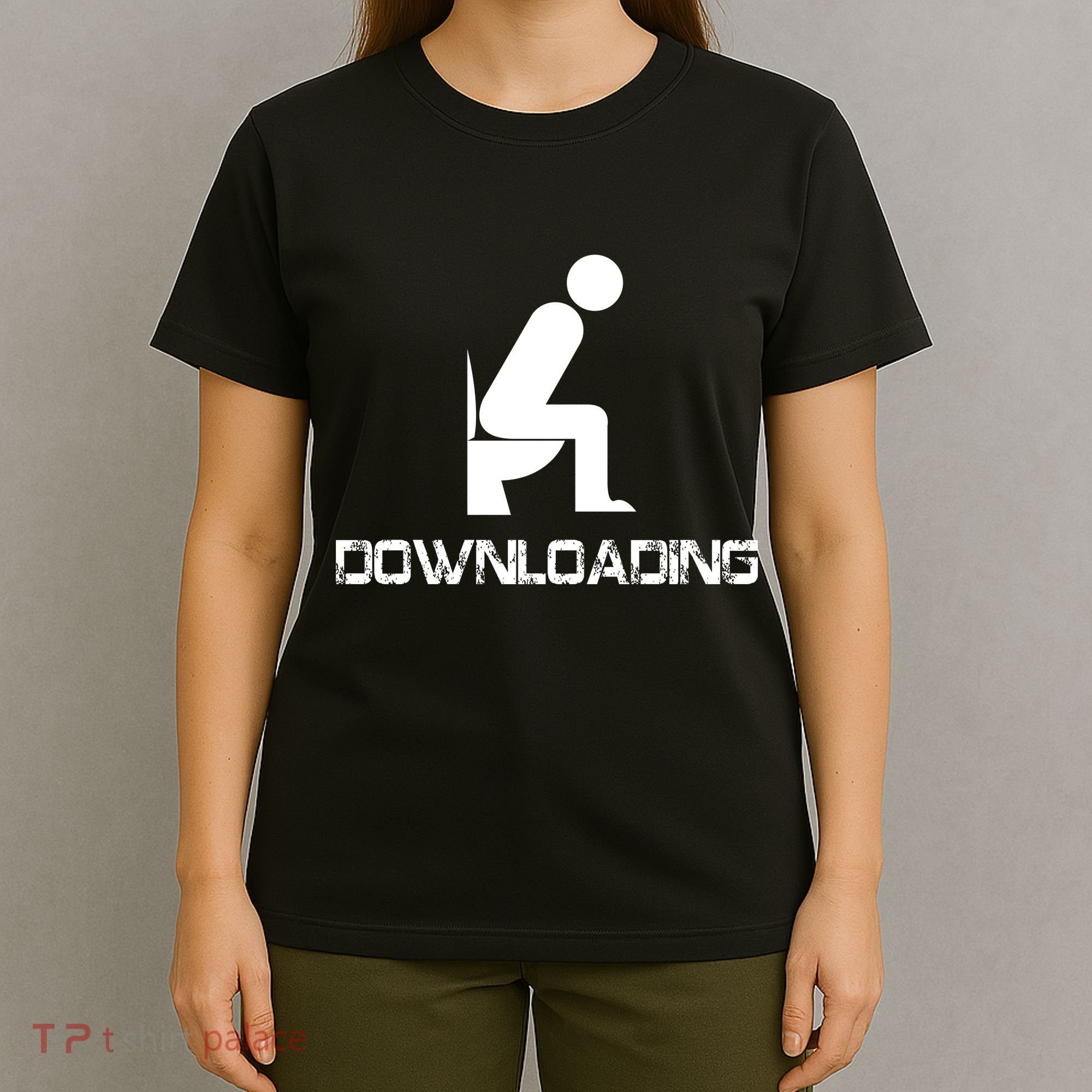 Downloading Poop Toilet T-Shirt