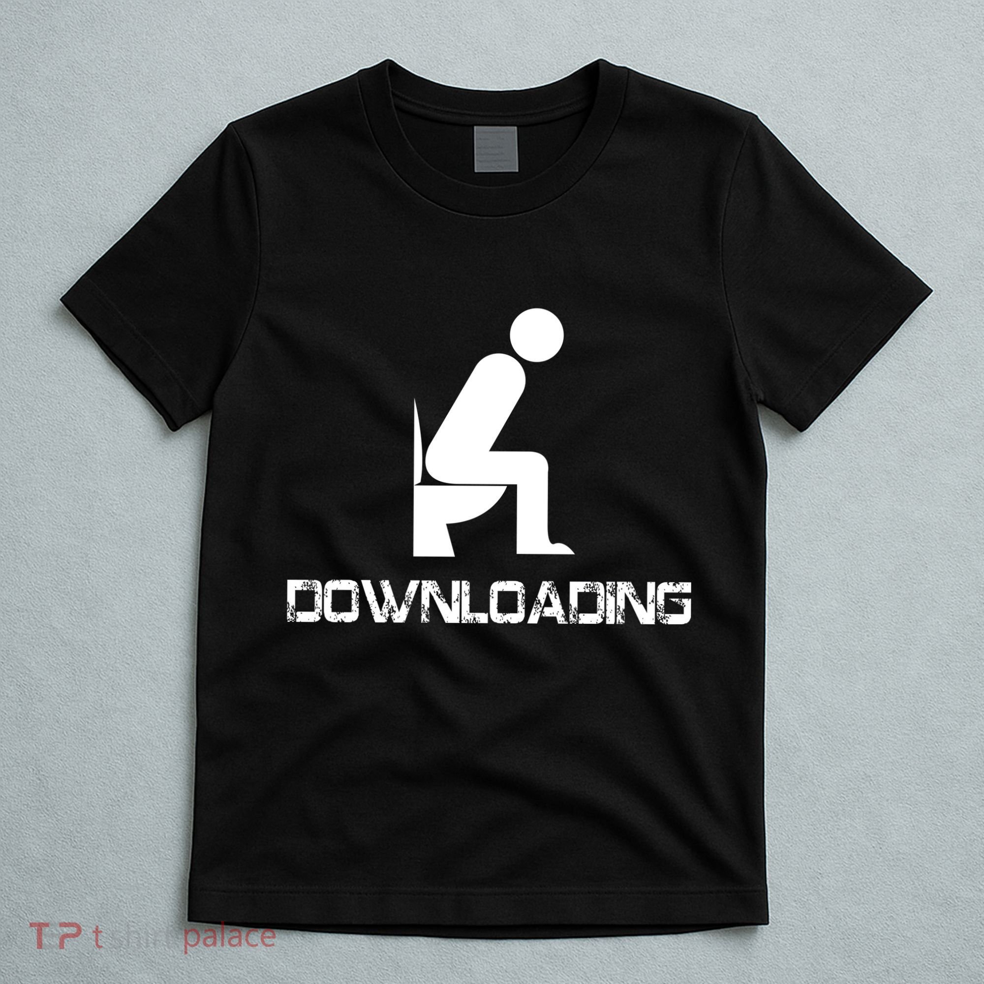 Downloading Poop Toilet T-Shirt