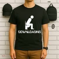 Downloading Poop Toilet T-Shirt thumb 6