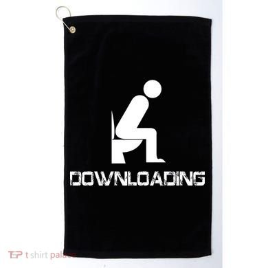 Downloading Poop Toilet Golf Towel