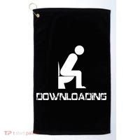 Downloading Poop Toilet Golf Towel thumb 0
