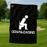 Downloading Poop Toilet Golf Towel thumb 1