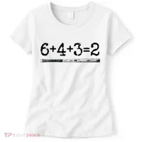 Double Play 6 4 3 2 Vintage Baseball Math Softball Player Women's T-Shirt thumb 0