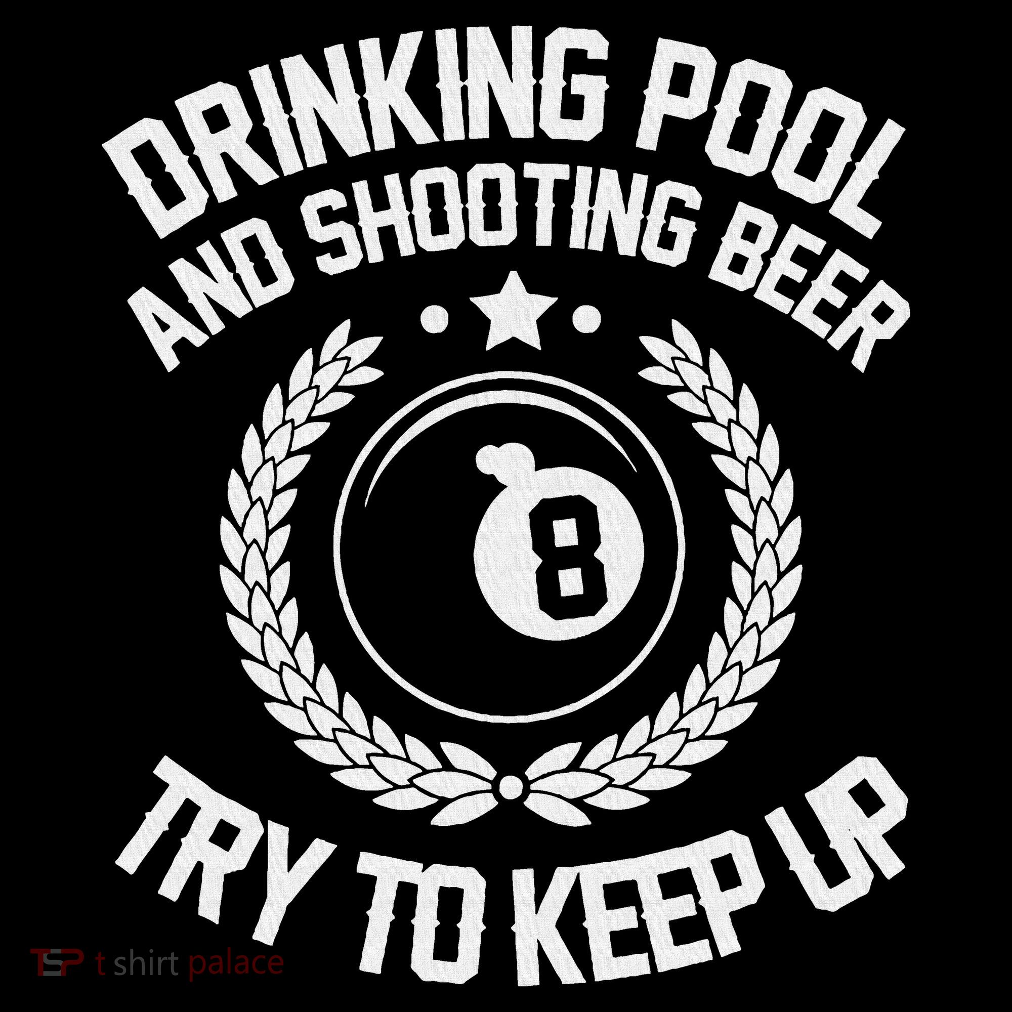 Drinking Pool And Shooting Beer Funny Billiards Gift Present Women's Hoodie