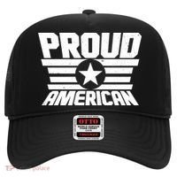 Distressed Proud American USA Patriot Hat thumb 0